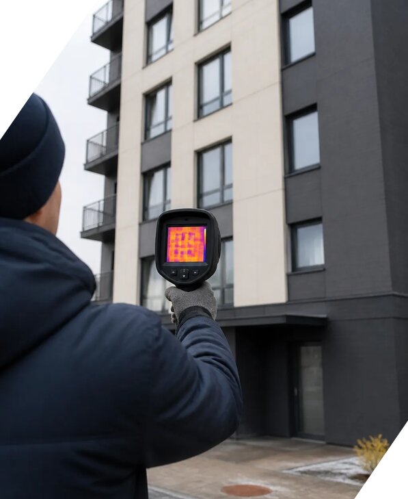 Тепловизионное обследование зданий в Узловой от 5093 р. | ЭкспертизаРоссия