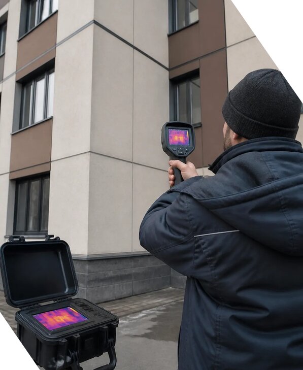 Тепловизионное обследование зданий и сооружений в Узловой